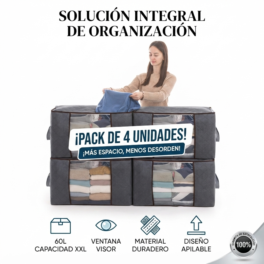 Pack 4 Organizadores XL