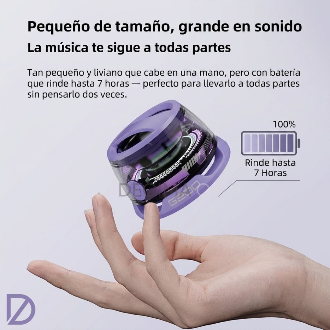 Mini Parlante RGB - Soporte Magnético