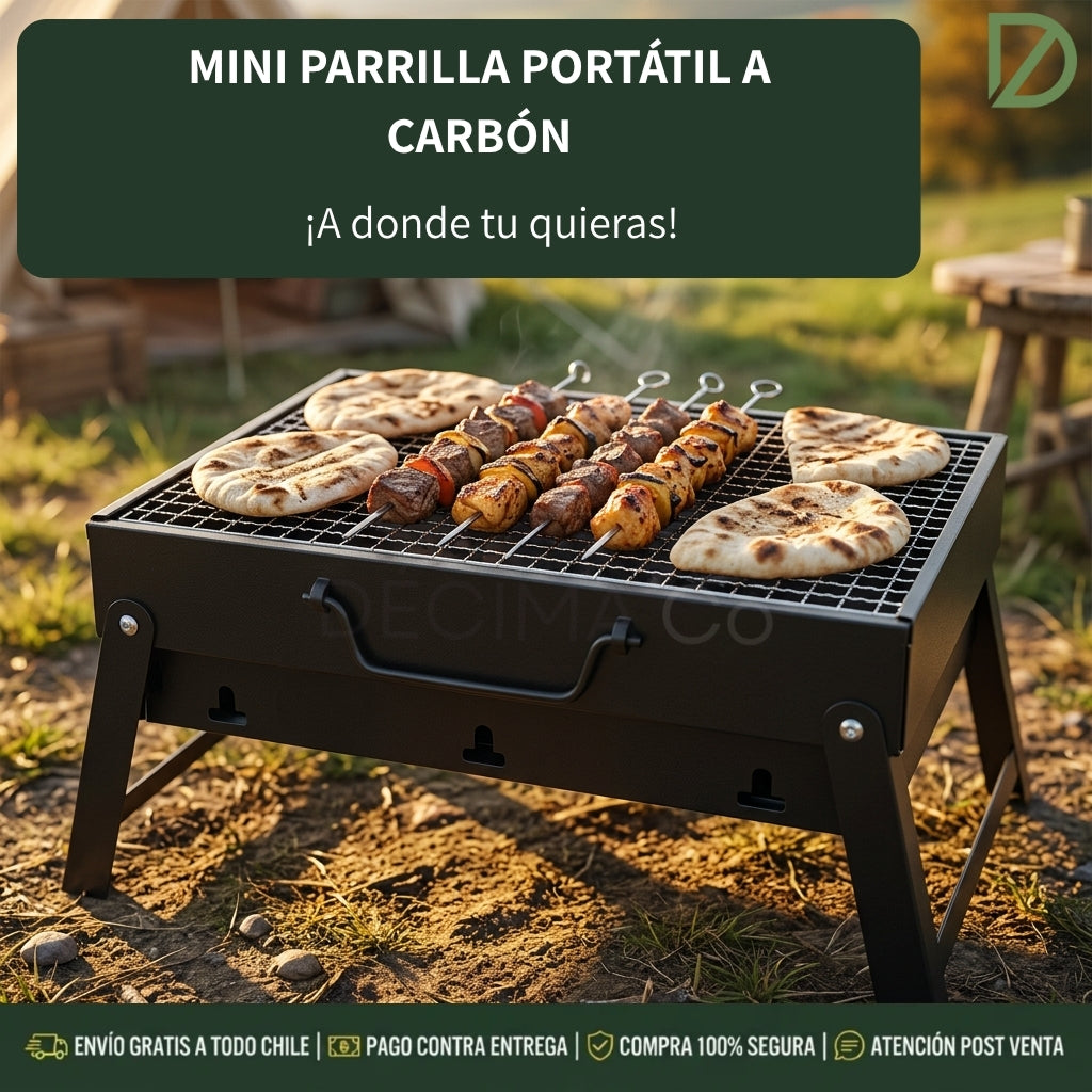 Mini Parrilla Portátil A Carbón