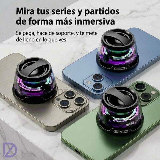 Mini Parlante RGB - Soporte Magnético